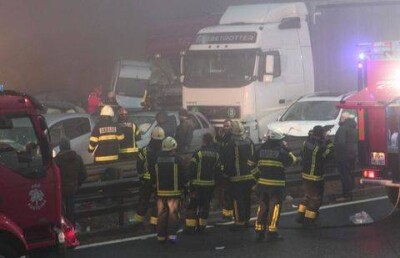 В ДТП столкнулись 70 машин, погибли люди на трассе в Словении