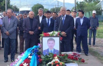 В Алматинской области простились с сержантом Максатом Салимбаевым