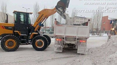 С улиц Нур-Султана вывезли почти 29 тысяч кубометров снега 
