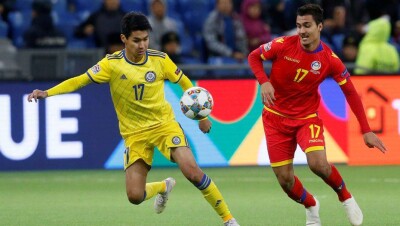 Казахстан одержал первую победу в Лиге наций