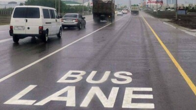 В Нур-Султане от ТРЦ "Азия Парк" отменили автобусную полосу в направлении посёлка Косшы