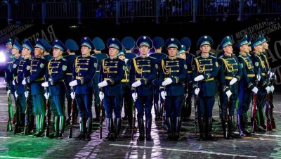 Казахстанский военный оркестр устроит дефиле на Красной площади в Москве 