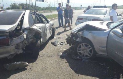 Уснувший за рулём алматинец спровоцировал массовое ДТП 