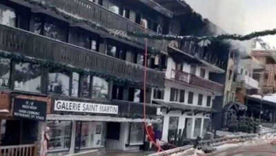 Пожар на французском курорте Куршевель: двое погибли, десятки пострадали