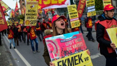 В Стамбуле прошла крупная акция протеста