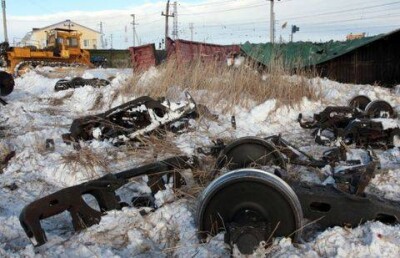 Грузовой поезд частично сошёл с рельсов в Акмолинской области