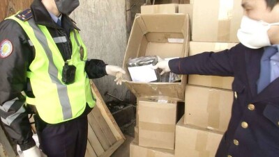 В Талдыкоргане выявлен подпольный склад медицинских масок, изъято 500 000 штук