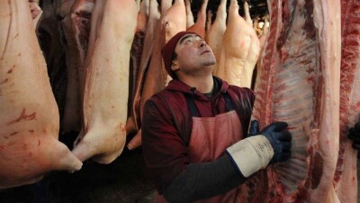 Во Франции мясники сорвали фестиваль веганов