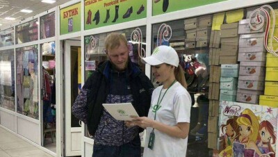 Продавцам и покупателям рынка в Астане раздали ЭЦП 