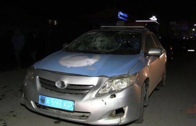 Появилось видео, как полицейские ЮКО сбили пешехода