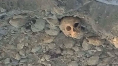 В Павлодарской области водопровод засыпали землёй с человеческими останками