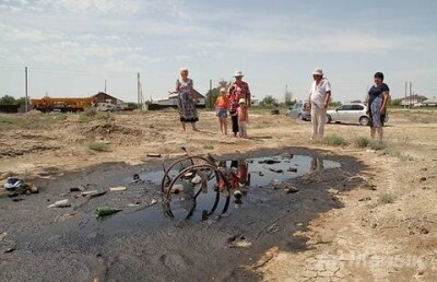 В санитарно-защитной зоне Атырау появились мазутные пятна