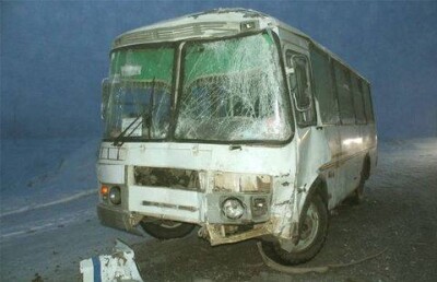 Два пассажирских автобуса в Уральске попали в ДТП