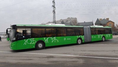 В Алматы новый маршрут будут обслуживать 18-метровые автобусы с "гармошкой"