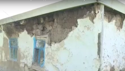 Проливные дожди стали причиной обрушения домов в Карагандинской области