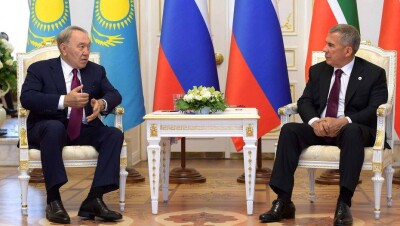 Нурсултан Назарбаев встретился с президентом Татарстана Рустамом Миннихановым