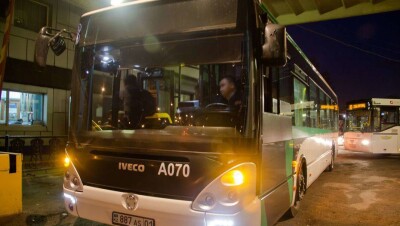 Ночные маршруты автобусов временно закрыли в Астане