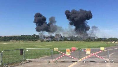 Пилот Як-12 пытался увеcти самолёт от населённого пункта и упал на зерноток 