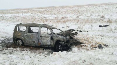 Один человек погиб и четверо пострадали в аварии на трассе в Западно-Казахстанской области