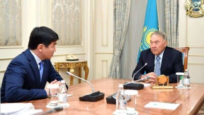 Байбек рассказал Назарбаеву о перезагрузке партии Nur Otan