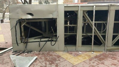 Экспертиза установила негодность спиленного на алматинском Арбате экрана