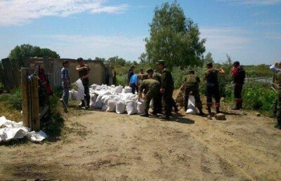 Из-за угрозы затопления в селе Боран объявлен режим ЧС 