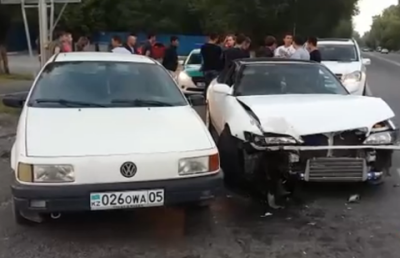 В Алматы из-за лихача пострадали двое детей