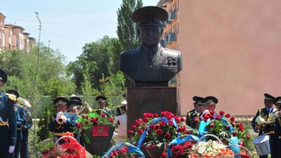 В военном городке Отар открыли парк "Сағадат саябағы" 