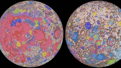 Учёные США создали первую подробную географическую карту Луны