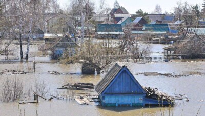 Пик паводка в СКО: затоплены 1200 дачных участков