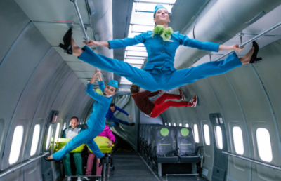 Полностью снятый в невесомости клип набирает популярность в сети