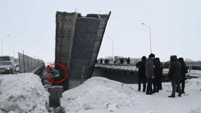 Ничего не случилось – подрядчик об обрушении моста в Усть-Каменогорске