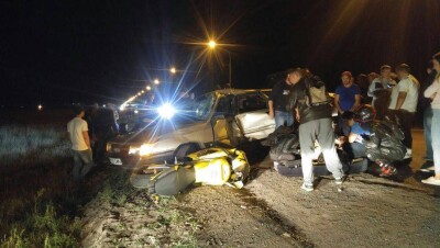 Жуткое ДТП с участием мотоцикла произошло в Караганде