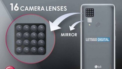 Смартфон с 16 камерами запатентовала LG