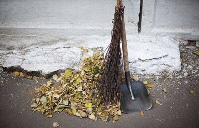 Дворника-вредителя сняли на видео в Алматы