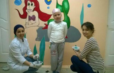 Художники Алматы сделали онкобольным детям жизнеутверждающий подарок 