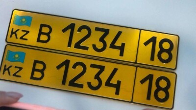 Временную регистрацию в Казахстане прошли всего 114 автомобилей из стран ЕАЭС