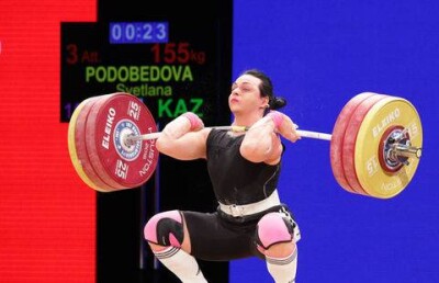 Олимпийская чемпионка Светлана Подобедова стала серебряной призёркой Гран-при по тяжёлой атлетике