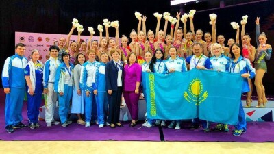 Казахстан выиграл 14 медалей на чемпионате Азии по художественной гимнастике