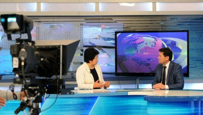Транслировать государственные телеканалы за рубежом предложил Назарбаев