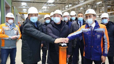 Аскар Мамин принял участие в открытии домостроительного комбината ModeX в Нур-Султане