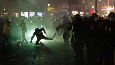 Протесты в Париже переросли в погромы и столкновения с полицией