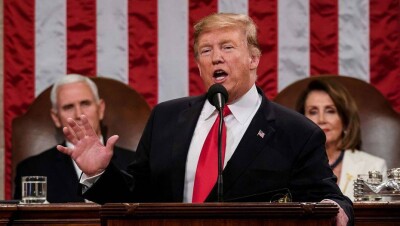 Послание Трампа Конгрессу: конец торговой войны с Китаем и стена, которая спасёт жизни