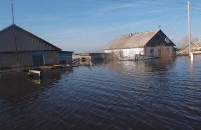 Уровень воды в костанайской Суриковке пошёл на спад