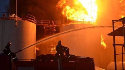 Стала известна предварительная причина взрыва на нефтебазе в Мерке 