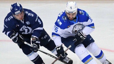 Хоккеисты "Барыса" потерпели домашнее поражение от московского "Динамо" в КХЛ