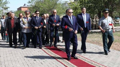 Память военнослужащих, погибших во время теракта в июне 2016 года, почтили в войсковой части Актобе