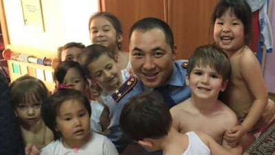 Начальник МПС Шымкента мечтает о том, чтобы дети считали полицейских друзьями