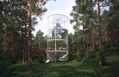 Прозрачный дом с деревом внутри построят в Алматы в 2017 году