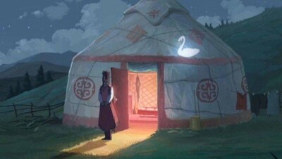 Китайские студенты сняли мультфильм о девушке-казашке